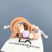 ENGRAVED Personalized and Customized Animal Teether Rattle (Choose Your Colors/Animal!)