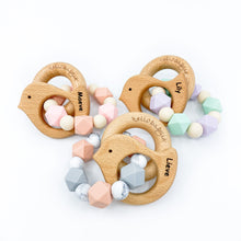 ENGRAVED Personalized and Customized Animal Teether Rattle (Choose Your Colors/Animal!)