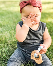 ENGRAVED Personalized and Customized Animal Teether Rattle (Choose Your Colors/Animal!)