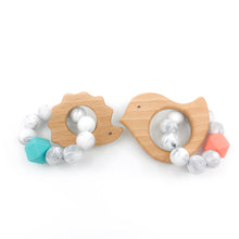 custom mini teether choose your own color animal DIY baby hedgehog turquoise marble bird orange salmon teether