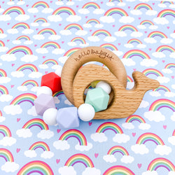 Rainbow Baby Animal Teether Rattle